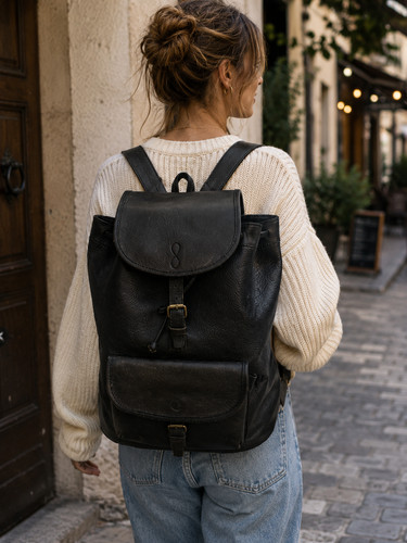 Bree vintage rucksack schwarz - vintage,