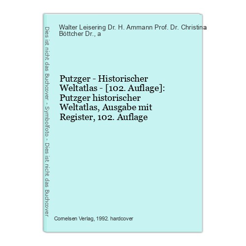 Putzger historischer - -,