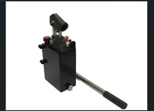 Hydraulik Handpumpe einfachwirkend + doppelwirk 12 -25- 45ccm inkl. Tank + Hebel