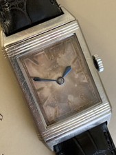 Jaeger Le Coultre Uhr Reverso 1931 Handaufzug Edelstahl Kaliber 064 Referenz 201