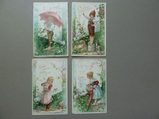 4 Liebig Sammelbilder Serie