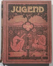 Jugend Wochenschrift Zeitschrift Jugendstil Jg. 1896 Bd. 2 Art Nouveau journal