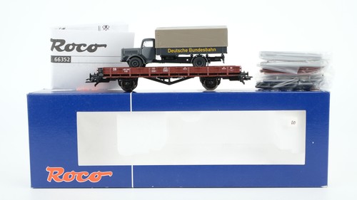 Roco 66352 rungenwagen mit - h0,