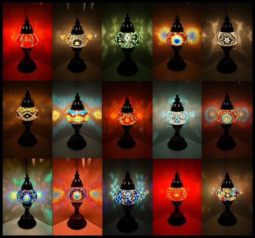 Mosaik tischlampe - tischlampe, m