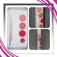 💗 Bastel-Set für Taufkerzen / Kommunionkerzen💗  - Kerzen selber gestalten ! 04