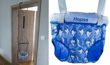 Türhopser Babyhopser Hopsa in Delfin, Design 2021, vorher Storchenmühle Hopsi