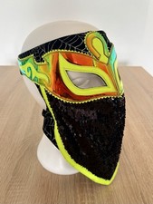 Originale Bandido Maske Wrestling Autogramm Mexiko AEW ROH Ring Worn Gear Lucha