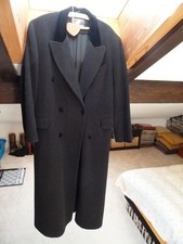 Damenmantel, schwarz, mit