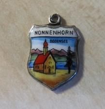 Anhänger Bettelarmband Wappen 800er Silber - Nonnenhorn