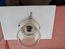 Alte Kellerlampe Wandlampe Keramik Glas Lampe gebraucht gut  erhalten 