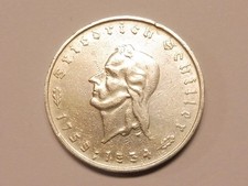DRITTES REICH 5,- Mark 1934 F