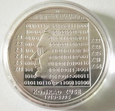 10-Euro-Silber-Gedenkmünze 100 Geburtstag Konrad Zuse
