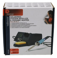 Velleman Lötstation 48 W mit LCD-Anzeige und keramischem Heizkörper 150-450°C