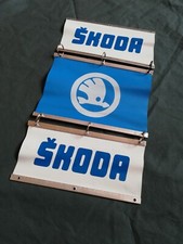 Skoda Wimpel 1980er 38x21 cm