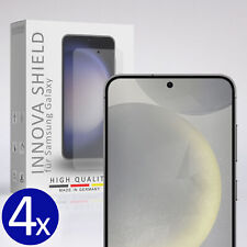 4x Panzerfolie Displayglasschutz Samsung Galaxy S24 5G Fingerabruck Echt Cover