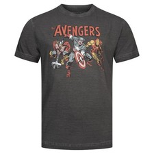 AVENGERS MARVEL Vintage Herren T-Shirt dunkel grau neu