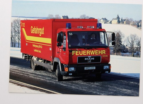 Postkarte feuerwehr - -,