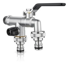 Brandson Doppel Auslaufhahn ½