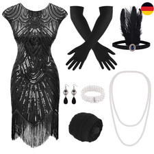 Flapper Paillettenkleider