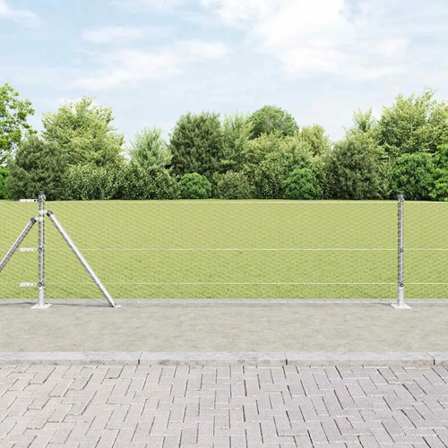 Sechseckiger zaun mit - zaun,