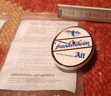 BRAUEREI FRANKENHEIM😍FANARTIKEL ANSTECKER VINTAGE BLINKER SAMMLERSTÜCK ORIGINAL