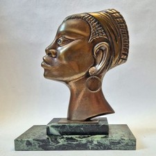 Bronze Skulptur  afrikanischer