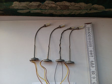 H0 1:87 - 4 Lampen / Straßenlaternen aus Anlagenrückbau