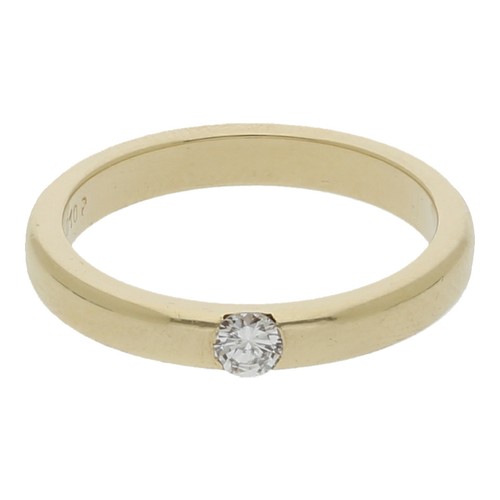 Brillant solitär ring 585 - solitär, 14