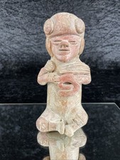 Alte Figur Skulptur Terrakotta Statue Maya? Ton? Keramik? Töpfer Objekt Antik 