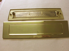 Briefeinwurf Messing edel Neu