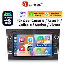 4-Core 2+64G Apple CarPlay Für Opel Corsa C/D Zafira Astra Android 13 Autoradio