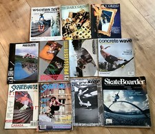 SKATEBOARD! Daily Grind Wooden Toys Skateboarder SKATEBOARDING Magazine Vintage