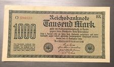 Banknote, Reichsbanknote 1000