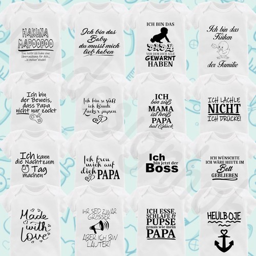 Baby body mit aufdruck spruch - mit,