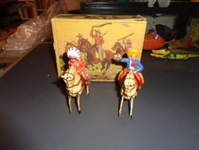 GKN Köhler 2 Pferde mit Cowboy und Indianer, OVP, TOP