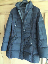 MARC O'POLO Daunen-Stepp-Jacke  Gr 42  Mantel blau graue Details