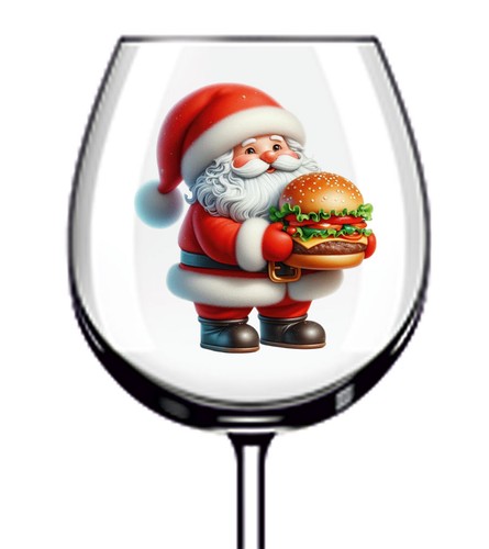 12x bunte weihnachten santa - bunte,