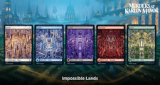 MTG Magic the Gathering: 25x Full Art Länder (5x Foil) - Murders at Karlov Manor