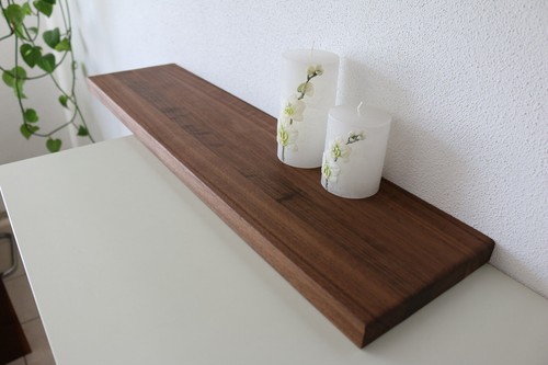 Wandboard nussbaum massiv holz - nussbaum,