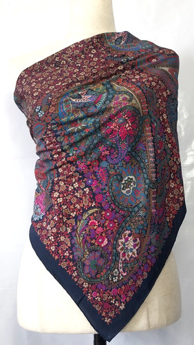 Vintage seidentuch silk - seidentuch.,