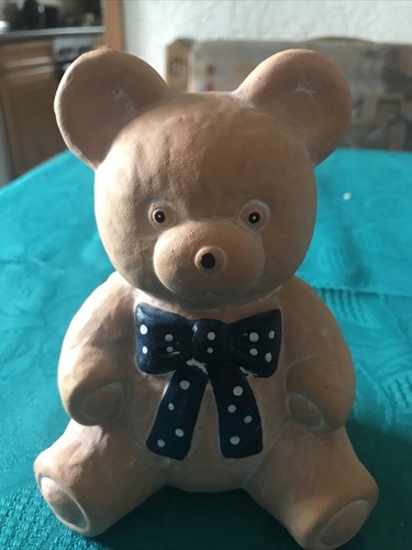 Spardose teddybär aus ton - spardose, ca