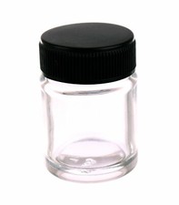 Glas Airbrush Single Action Flasche. Glas Standard Saugbehälter