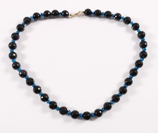 Collier Kette schwarze