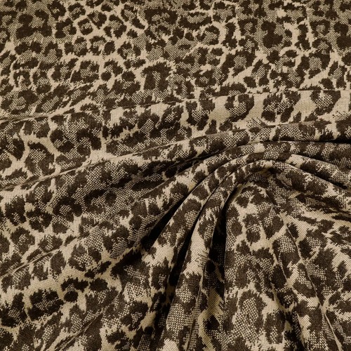 Stoff jacquard leo animal - stoff,