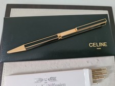 CELINE PARIS Design Kugelschreiber sechseckig mit Ersatzminen im original Etui