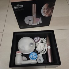 Braun FaceSpa Pro Gesichtsreinigungsbürste & Epilierer 3-in-1 Set, Roségold