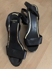 Lanvin Keilabsatz Sandalen Gr. 38 Neu