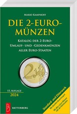 DIE 2 EURO MÜNZEN Katalog der Umlauf und Sondermünzen Münzkatalog Buch 2024