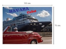 Cuba Travel Poster, Wandbild