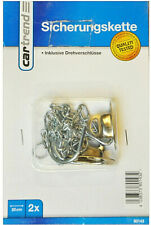 Cartrend 80143 Sicherungskette inkl. Drehverschlüsse für Anhänger